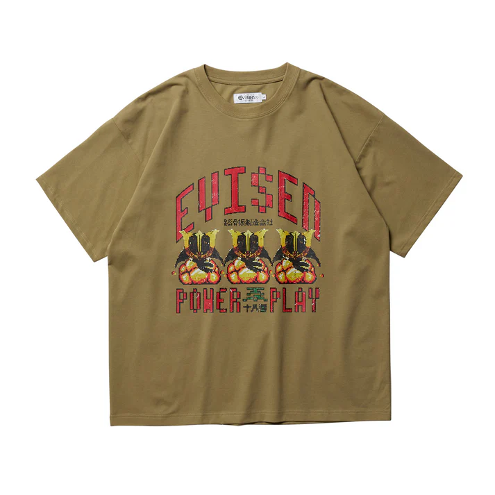 DOT POWER PLAY TECH TEE - KHAKI