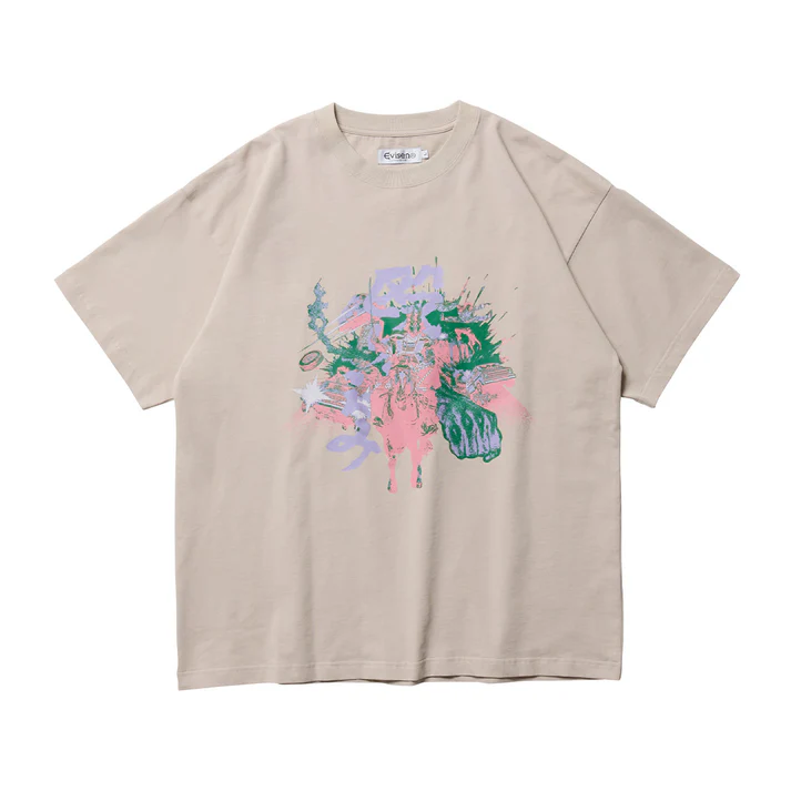 NAGURIKOMI TEE - BEIGE