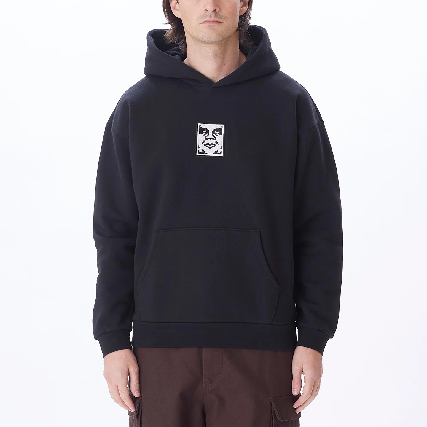 OBEY ICON EXTRA HEAVY PULLOVER HOOD II