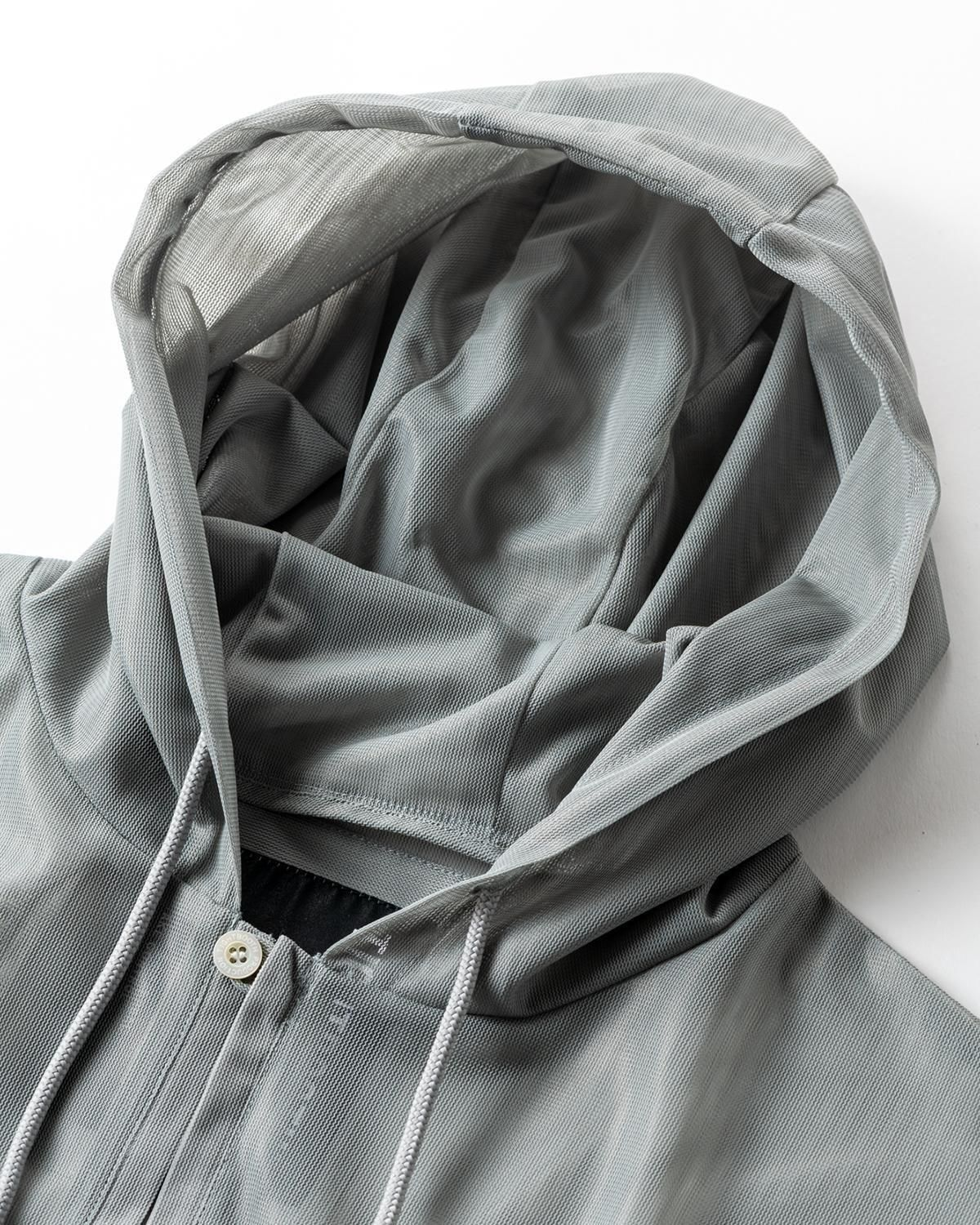 LABEL LOGO SHEER PARKA