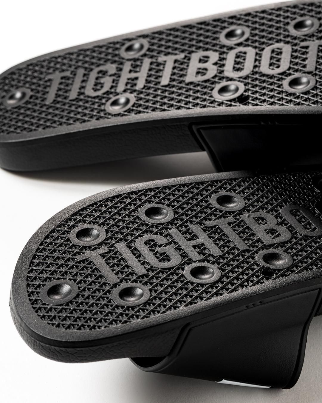BIG LABEL SLIDE SANDAL