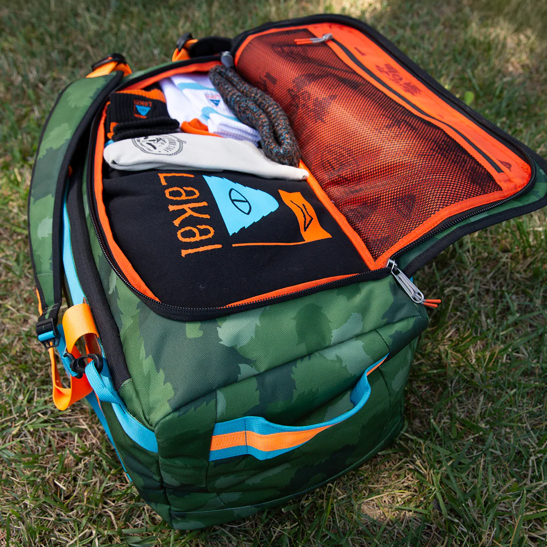 LAKAI X POLER FURRY CAMO ELEVATED DUFFEL BAG