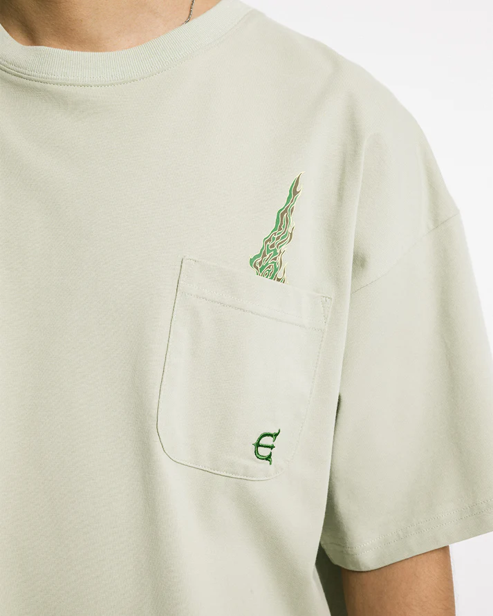 EYE FIRE TECH POCKET TEE - SAGE