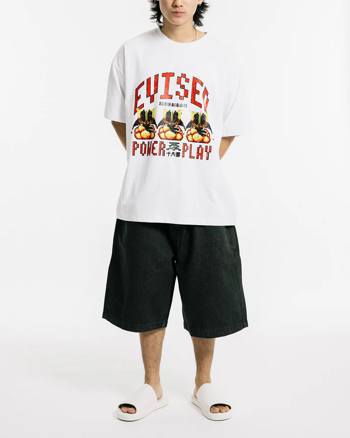 DOT POWER PLAY TECH TEE - WHITE