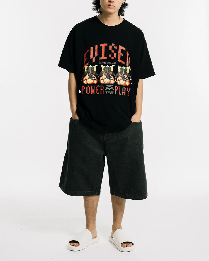 DOT POWER PLAY TECH TEE - BLACK