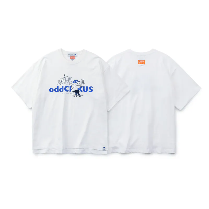ODD AND JOHN | City Graphic Tee by FILTER017® Culture Supply™ 圖像短Tee 城市款/白