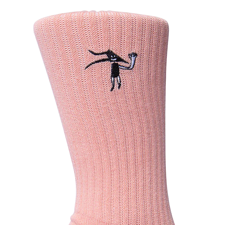 LAKAI FLARE FACE CREW SOCK BURNT ORANGE