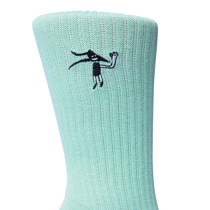 LAKAI FLARE FACE CREW SOCK MINT