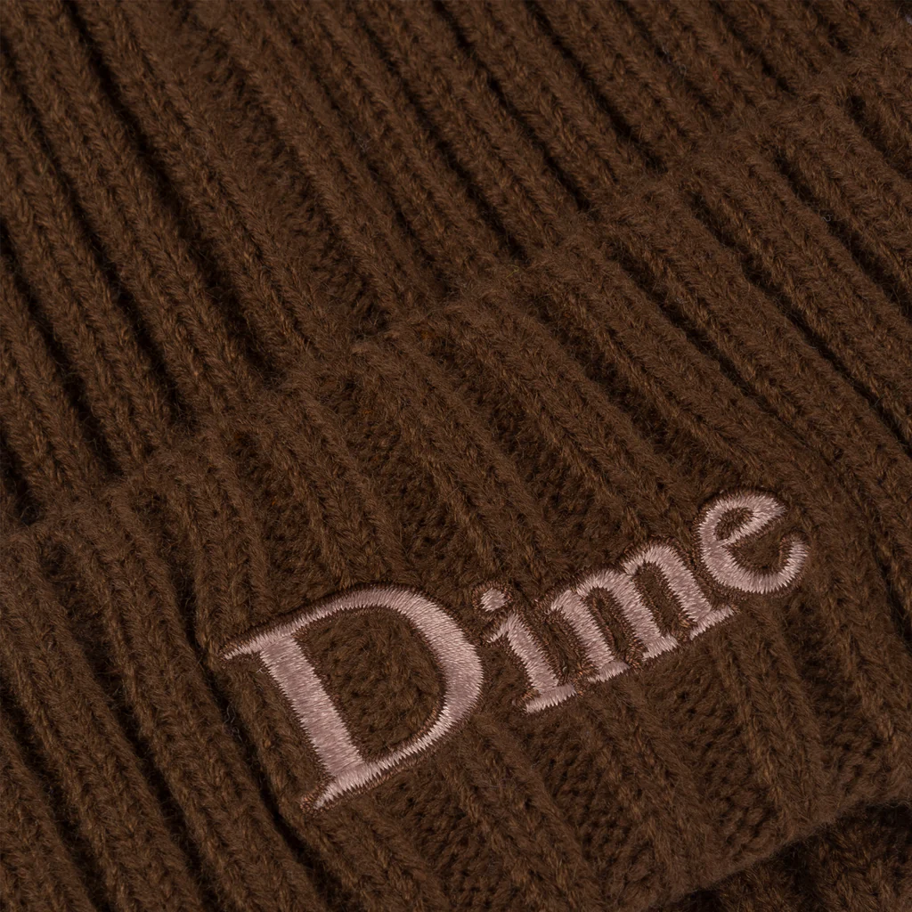 DIME CLASSIC FOLD BEANIE BROWN