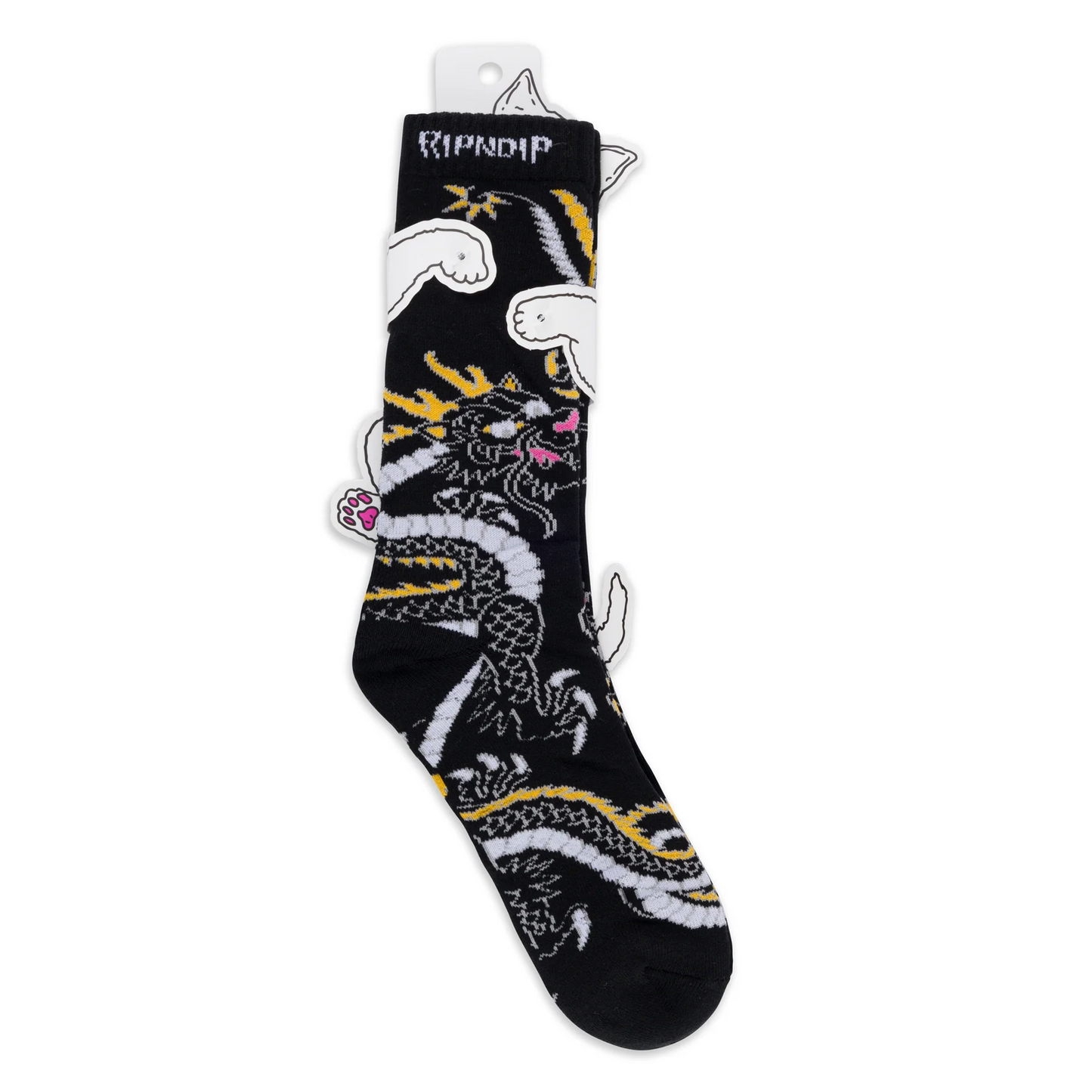 RIPNDIP RYU SOCKS (BLACK)