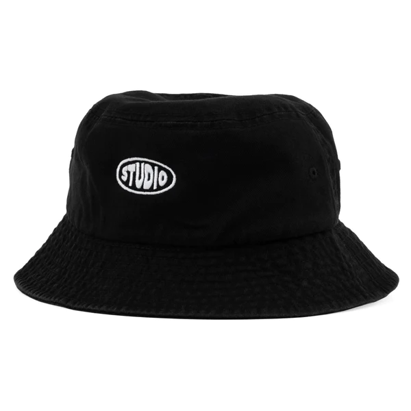 STUDIO BUBBLE - BUCKET HAT - BLACK & ROYAL BLUE