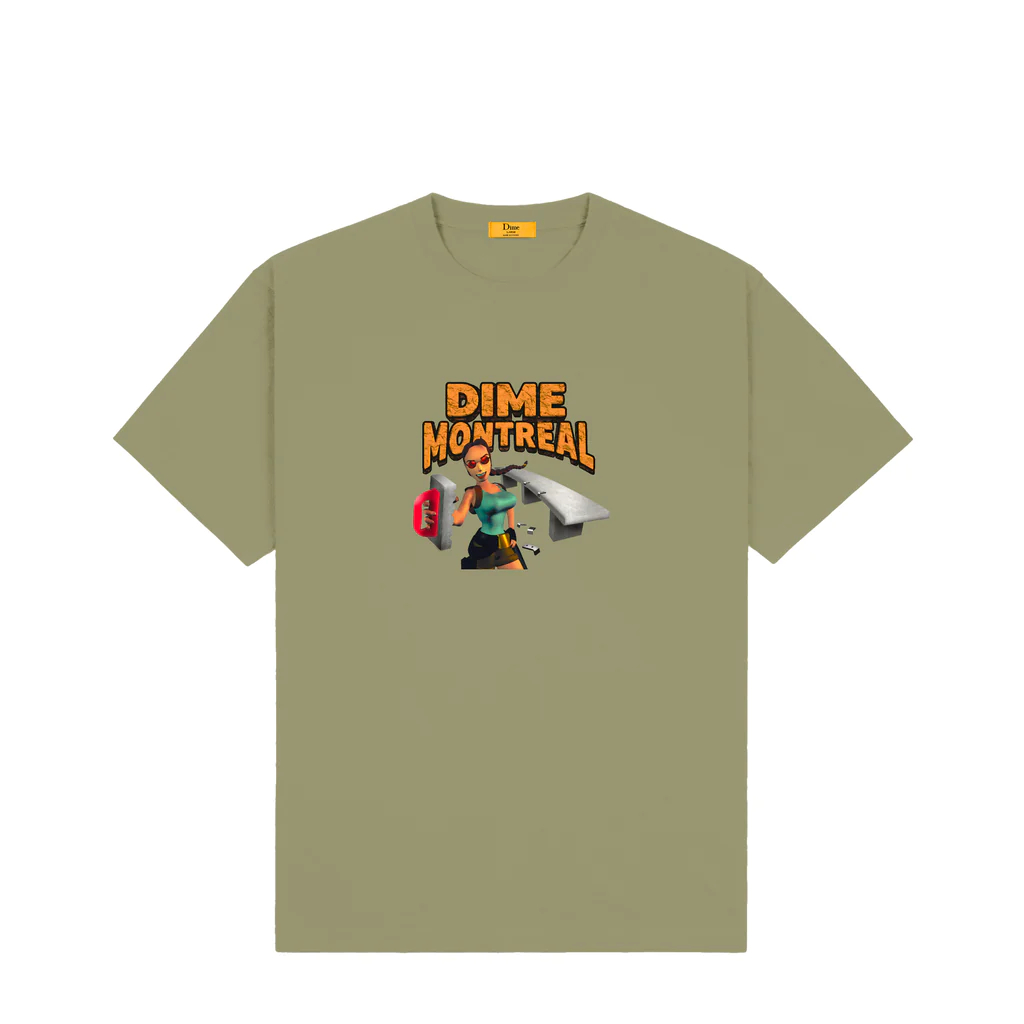 DIME LARA T-SHIRT ARMY GREEN