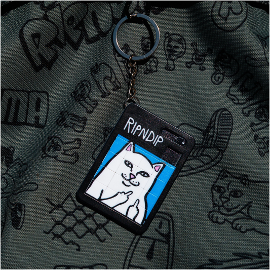 Lord Nermal Puzzle Keychain (Black)
