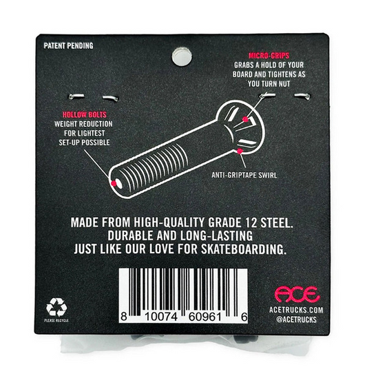 ACE Hollow Bolts Allen 7/8" 輕量螺絲組