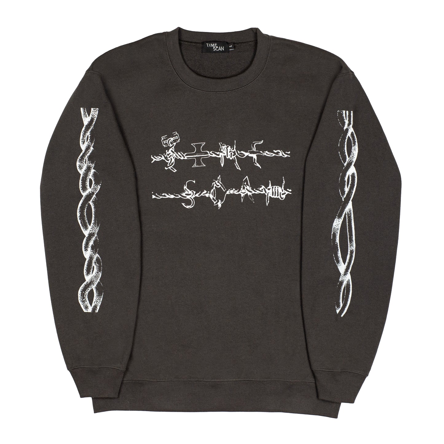 TIMESCAN BARBWIRE CREWNECK