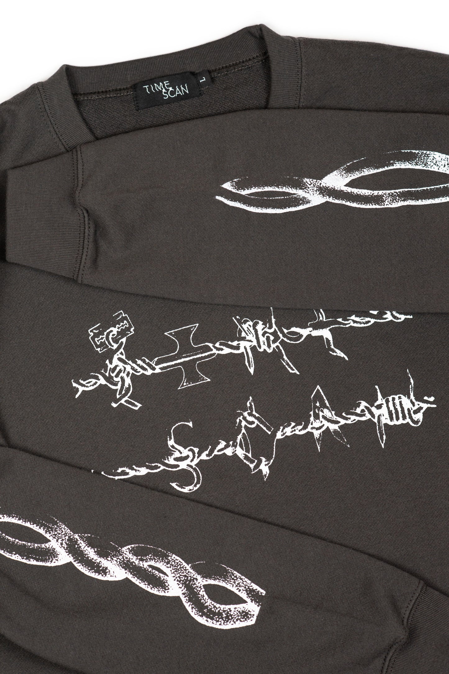 TIMESCAN BARBWIRE CREWNECK