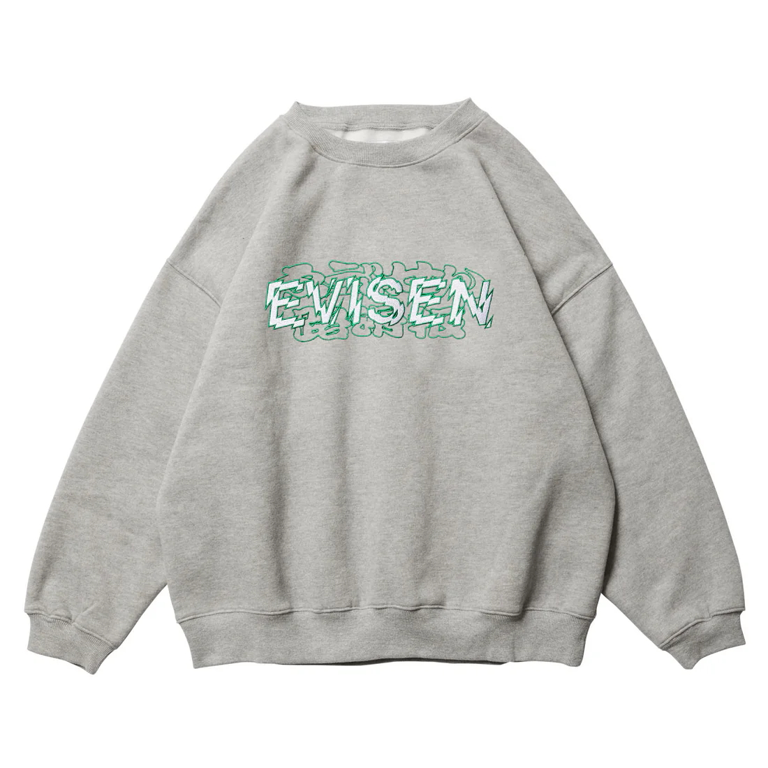 EVISEN SANDA CREW SWEAT HEATHER GREY