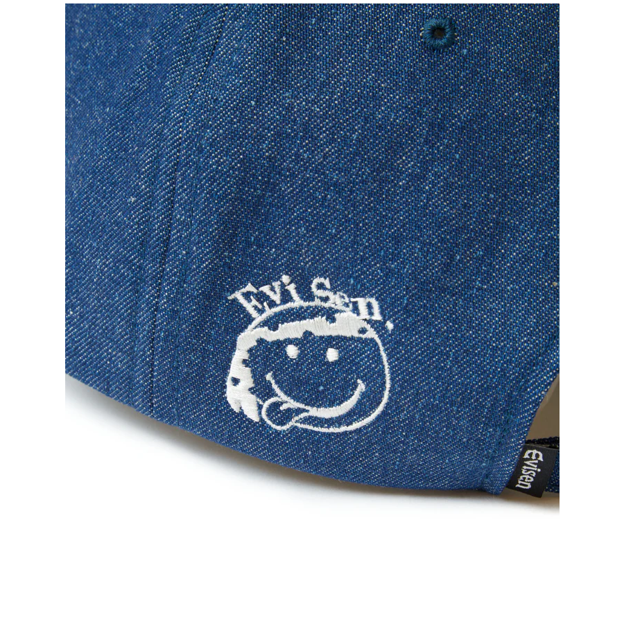 EVISEN ENN DENIM ONE-UP 6 PANEL - BLUE
