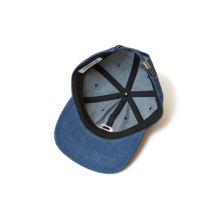 EVISEN ENN DENIM ONE-UP 6 PANEL - BLUE