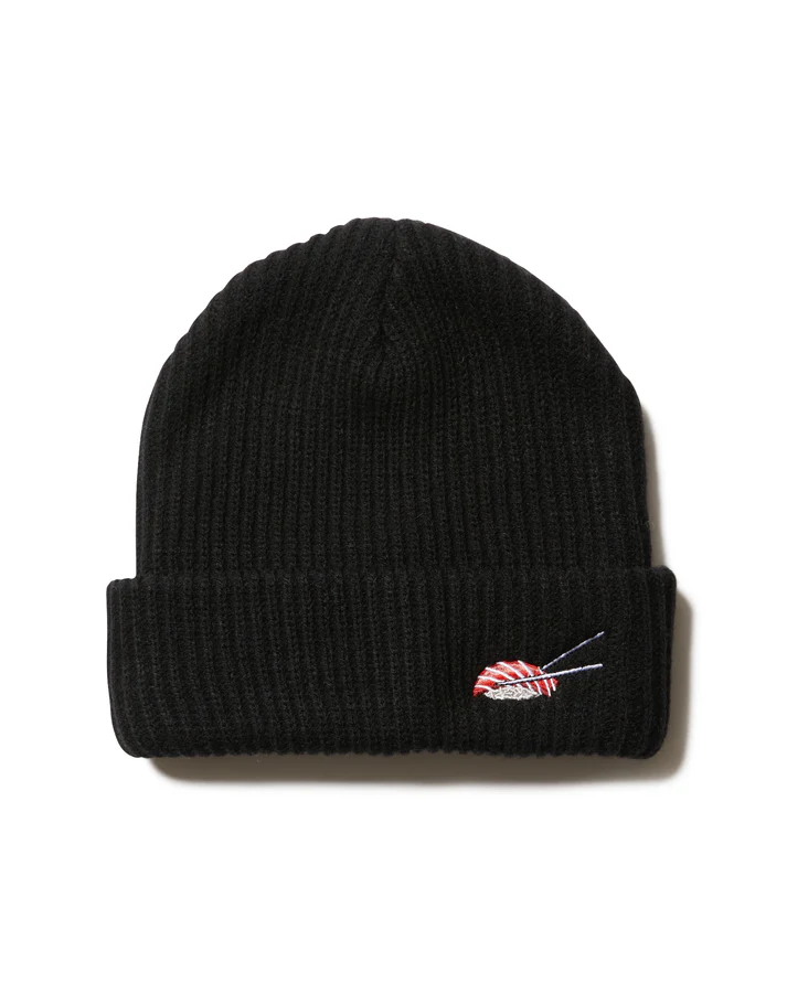 EVISEN E SUSHI BEANIE - BLACK
