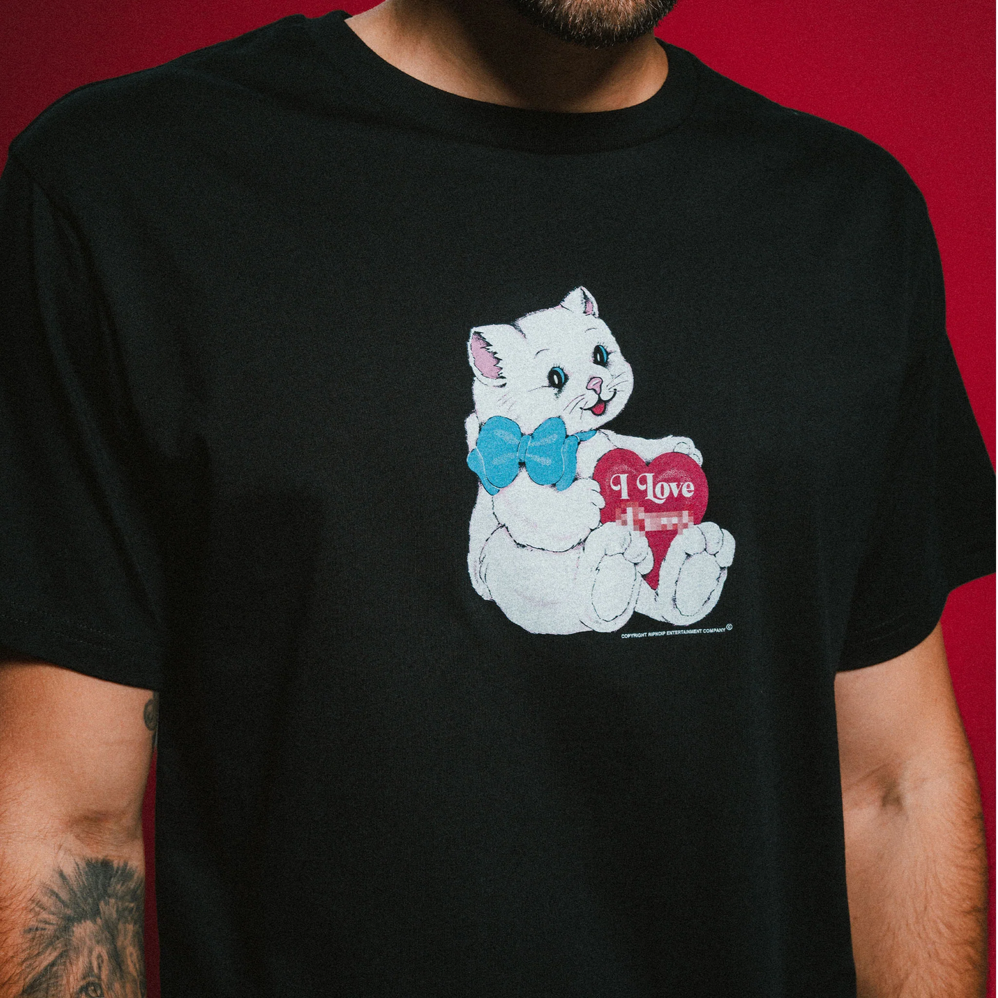 I Love Cats Tee (Black)