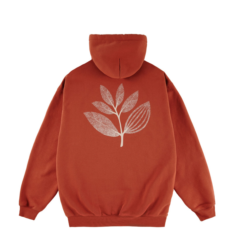 MAGENTA LE BOTANIC ZIPPED HOODIE - ORANGE
