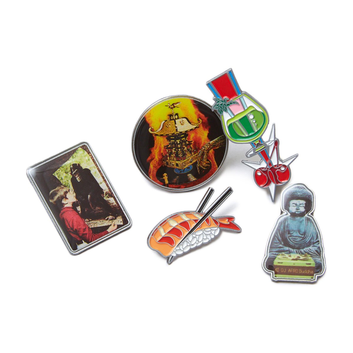 EVISEN SKATE CO CHERRY POP PINS 別針