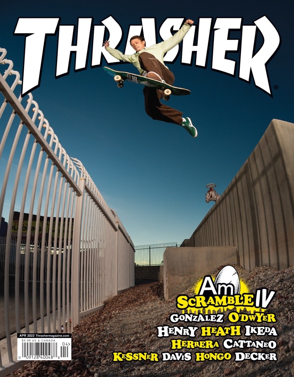 THRASHER MAGAZINE APRIL ISSUE #501