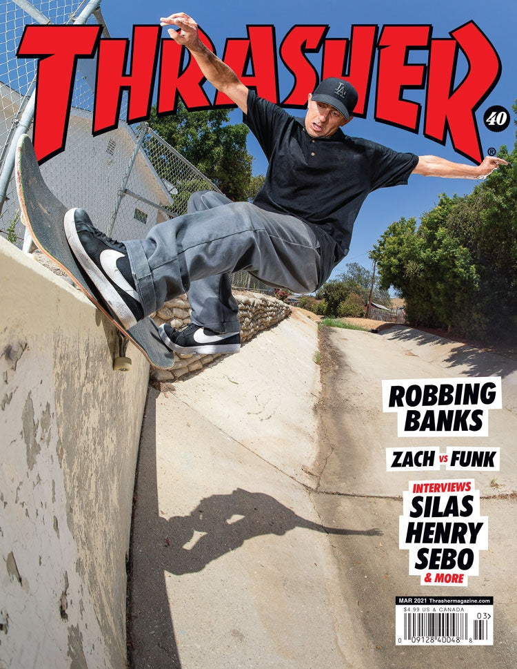 THRASHER MAGAZINE MARCH 2021 ISSUE #488