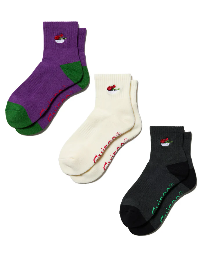 SUSHI ANKLE SOCKS - WHITE