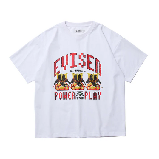 DOT POWER PLAY TECH TEE - WHITE