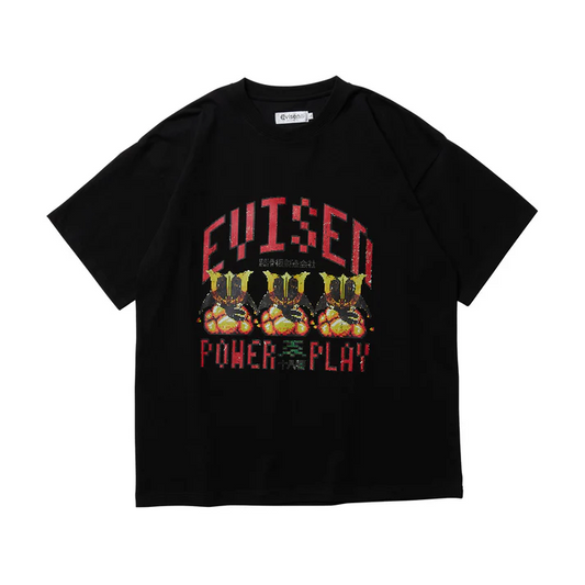 DOT POWER PLAY TECH TEE - BLACK