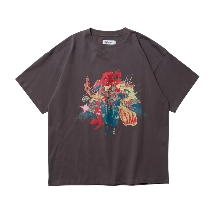 NAGURIKOMI TEE - CHARCOAL