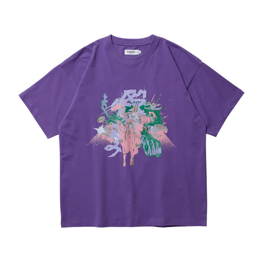 NAGURIKOMI TEE - PURPLE