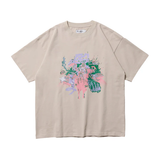 NAGURIKOMI TEE - BEIGE