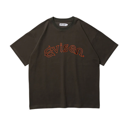 ROUND LOGO TECH TEE - CHARCOAL