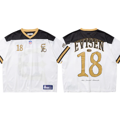 OHAKO ROSTER TEE - WHITE/BLACK