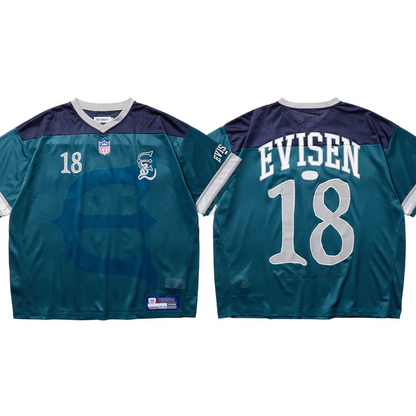 OHAKO ROSTER TEE - GREEN/NAVY