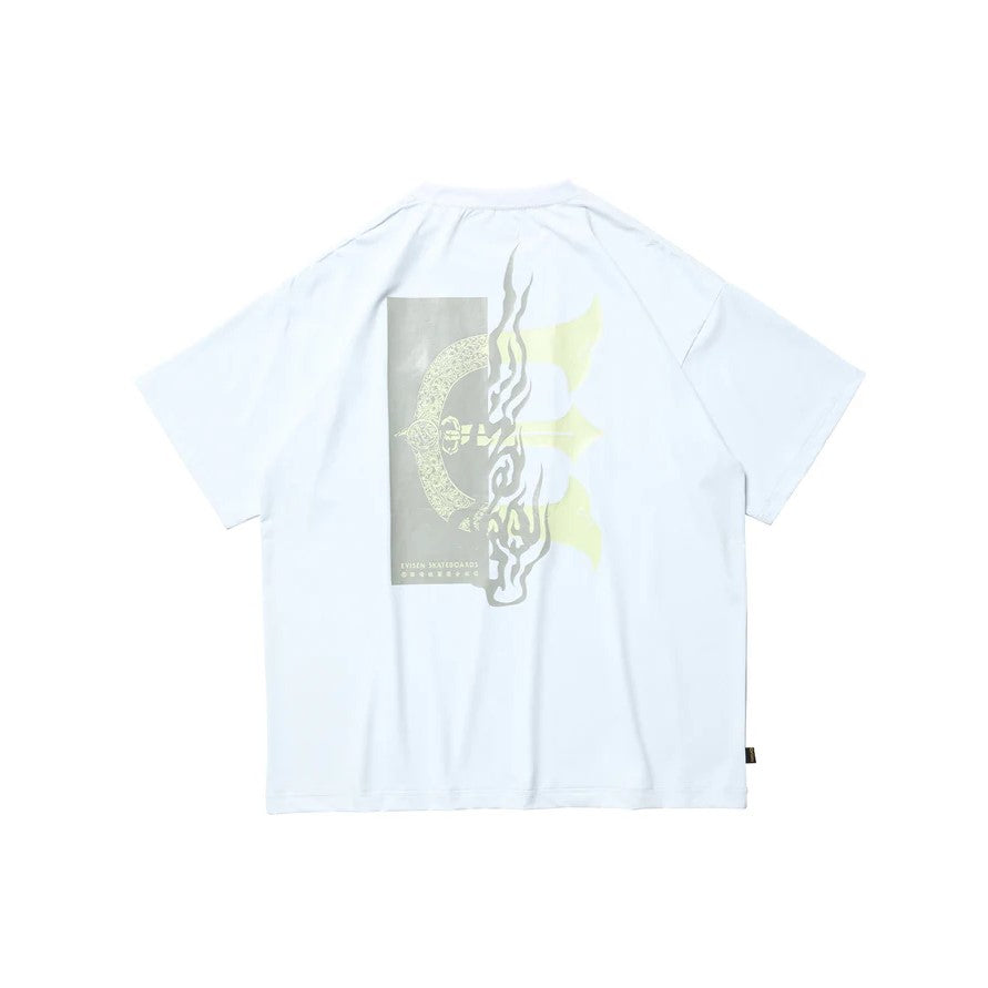 FIRE RECTANGLE LOGO POCKET TECH TEE