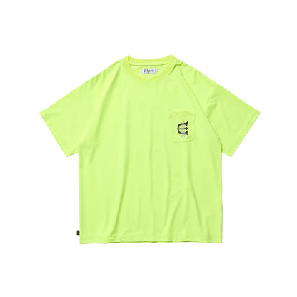 FIRE RECTANGLE LOGO POCKET TECH TEE