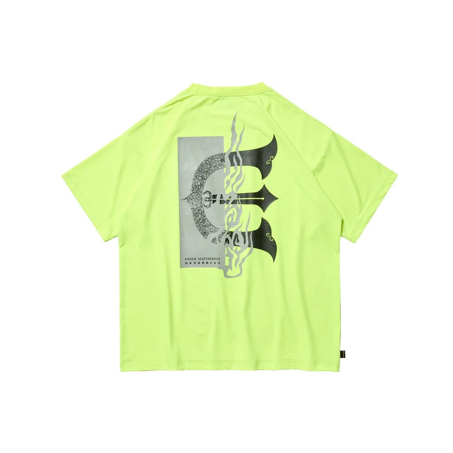 FIRE RECTANGLE LOGO POCKET TECH TEE