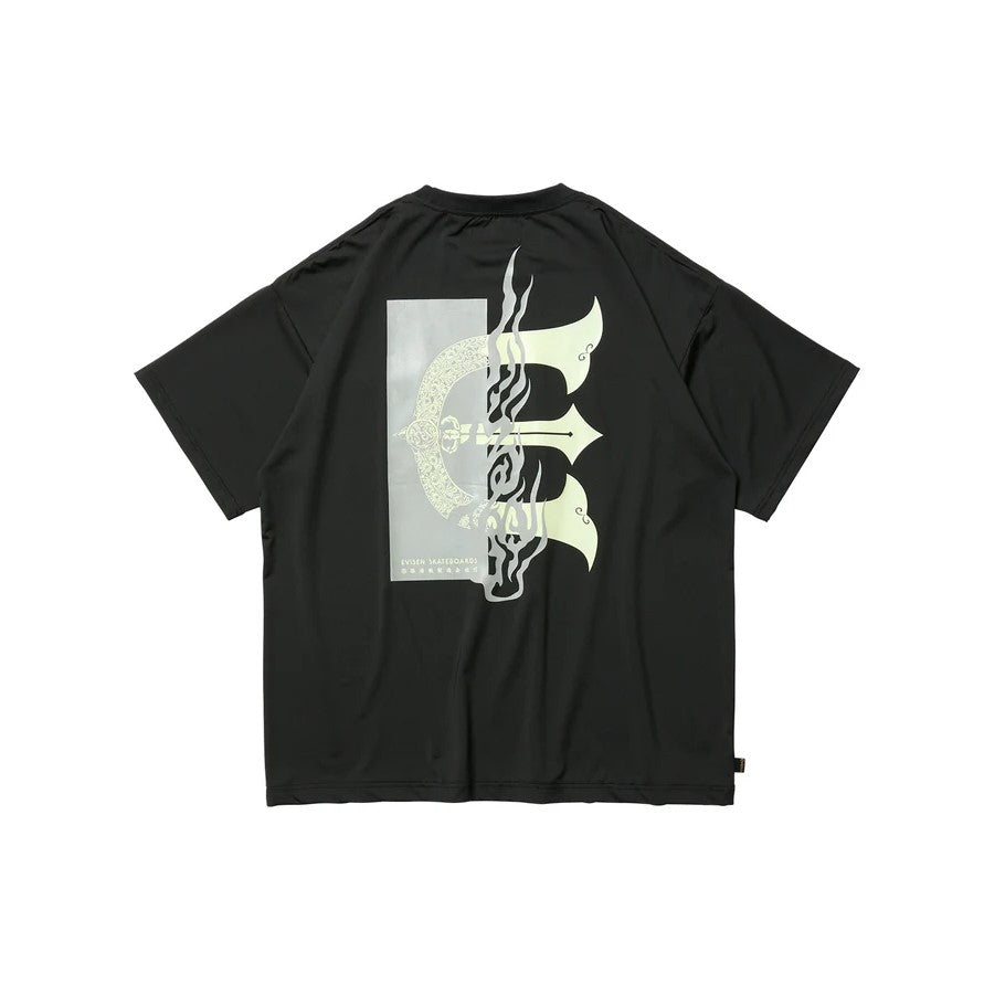 FIRE RECTANGLE LOGO POCKET TECH TEE
