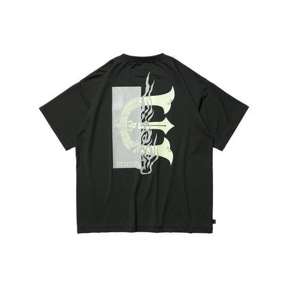 FIRE RECTANGLE LOGO POCKET TECH TEE