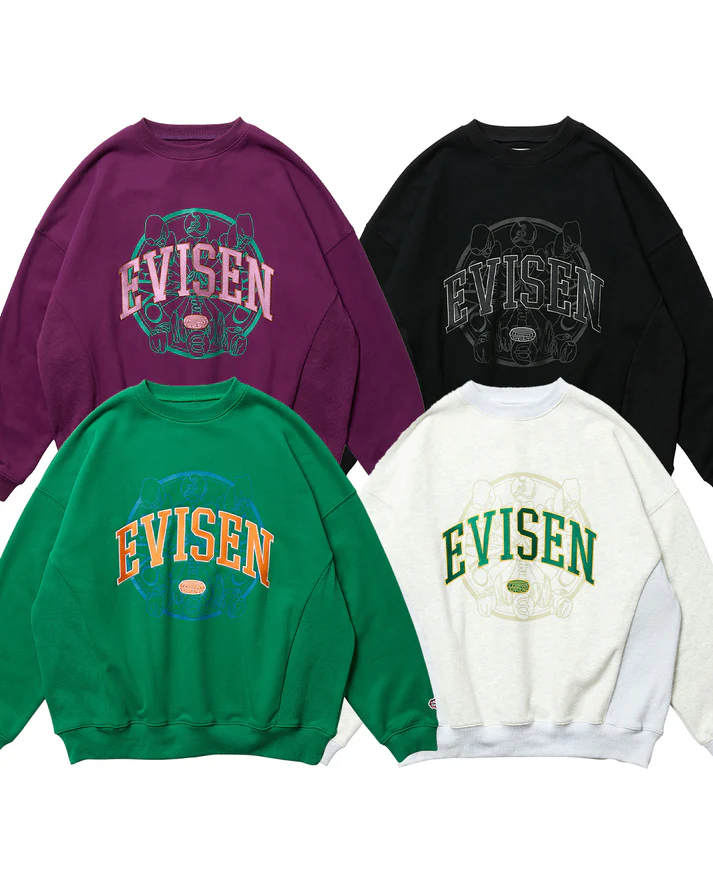 COLLEGE OVER LOGO SWEAT