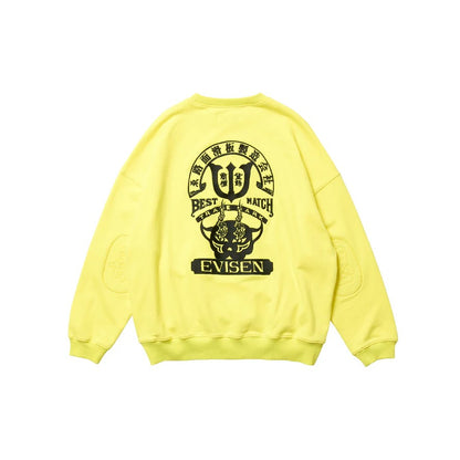 TIGER MATCH EMBLEM CREW SWEAT