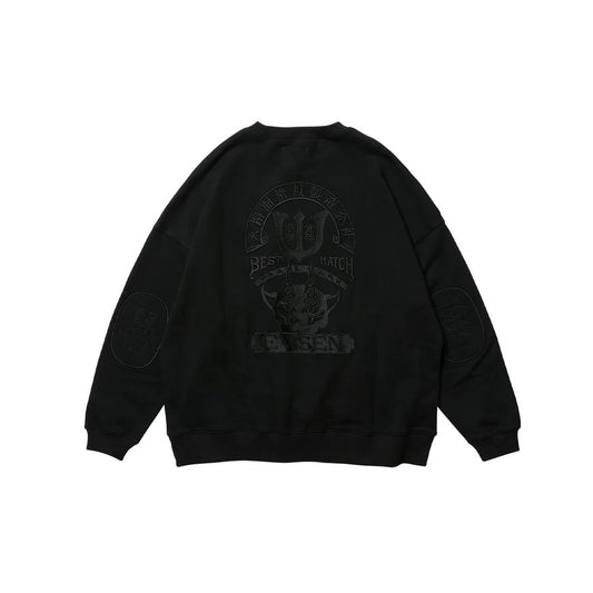 TIGER MATCH EMBLEM CREW SWEAT
