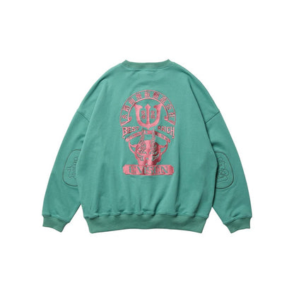 TIGER MATCH EMBLEM CREW SWEAT
