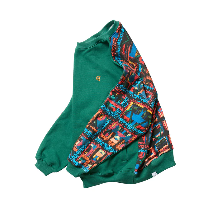 JULIEN CARD CREWNECK - GREEN