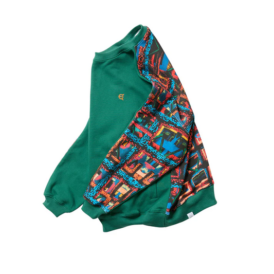 JULIEN CARD CREWNECK - GREEN