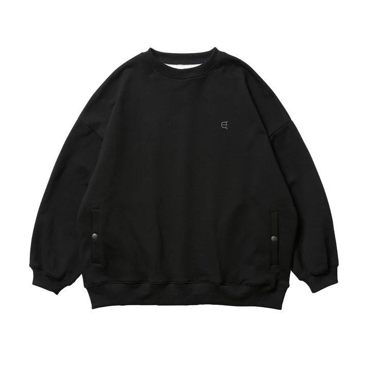 JULIEN CARD CREWNECK - BLACK